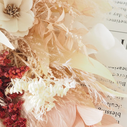 【受注制作】ウェディングブーケ　花束　ブートニア　ヘッドドレス　結婚祝　前撮り　和装　母の日　お誕生日　ギフト　お祝い 3枚目の画像