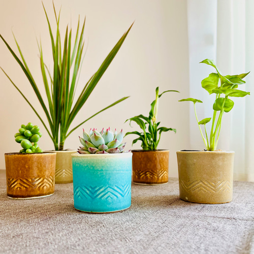 ヘリンボーン柄の天然木鉢カバー ヘリンボーン柄の天然木鉢カバー ヘリンボーン ポットカバー