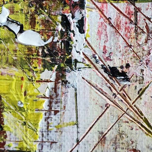 ひろ・あおき 作 「知覚030」 アクリル/キャンバス S3 27.3x27