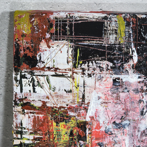 ひろ・あおき 作 「知覚031」 アクリル/キャンバス S3 27.3x27