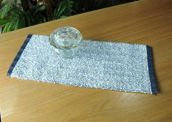 Sale　手織りテーブルセンター　ミニマット　コースター　花瓶敷　置物敷き　オープニングセール　 2枚目の画像