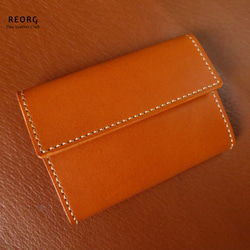 Minimal Wallet ~ 栃木レザーの小さな財布（受注生産） 3枚目の画像
