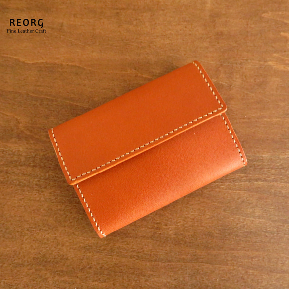 Minimal Wallet ~ 栃木レザーの小さな財布（受注生産） 2枚目の画像