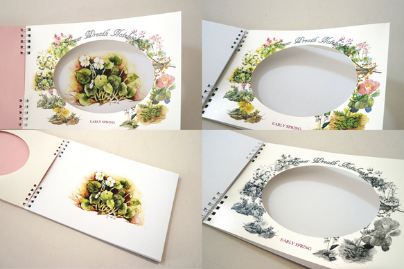 Flower Wreath Notebook 【 EARLY SPRING 】 5枚目の画像