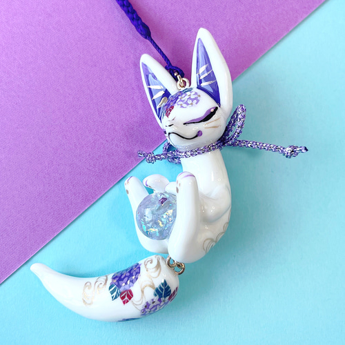 振狐ストラップ【紫陽花】 携帯ストラップ 叶きりく 通販 15734205