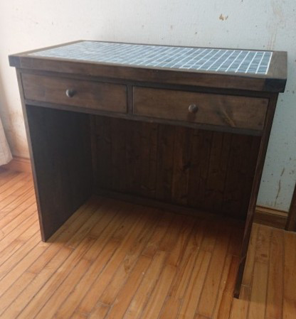 KC-147モザイクタイル2ドロアーカウンター☆注文後製作