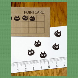 27【Stamp】CAT black-mini★★ゴム印・はんこ・スタンプ★★ねこ 3枚目の画像