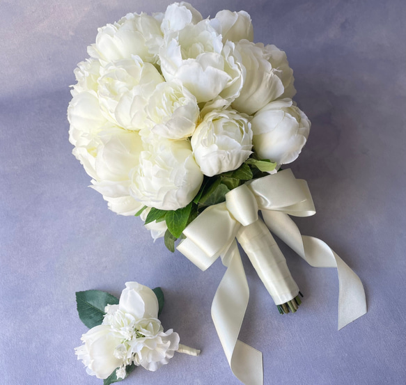 エレガント×キュートなラウンドブーケ