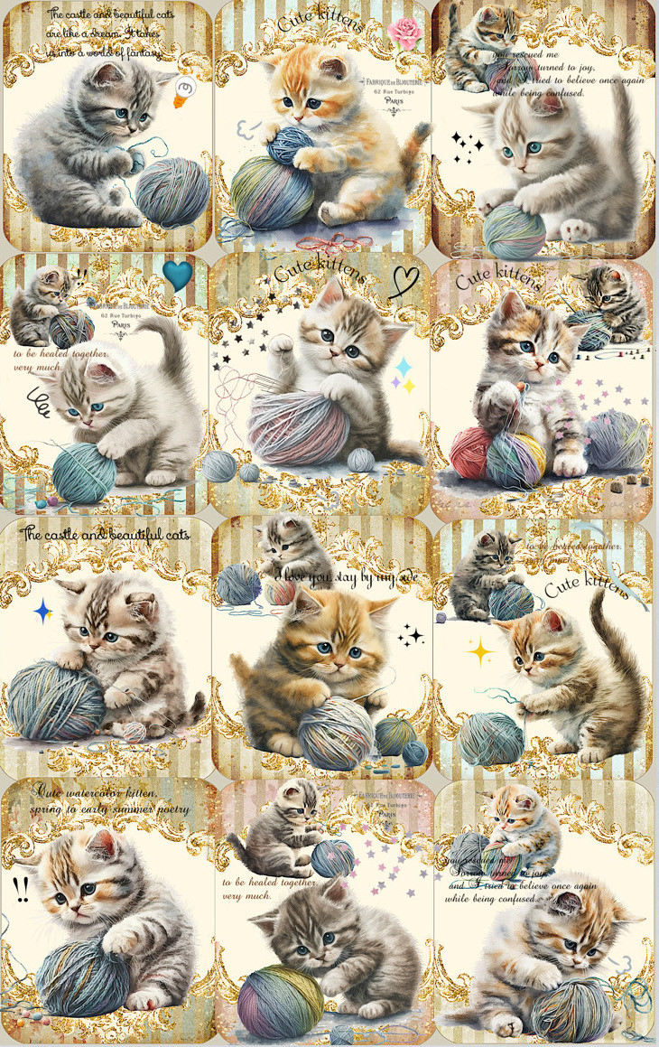 猫柄生地、ハンドメイドリクエスト可能です
