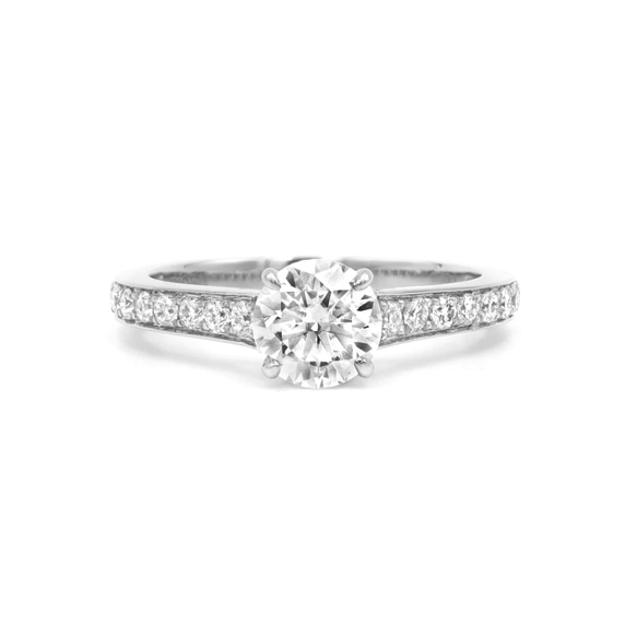 0.8ct プラチナリング 9号 即発送可 230410-001 指輪・リング 武田 