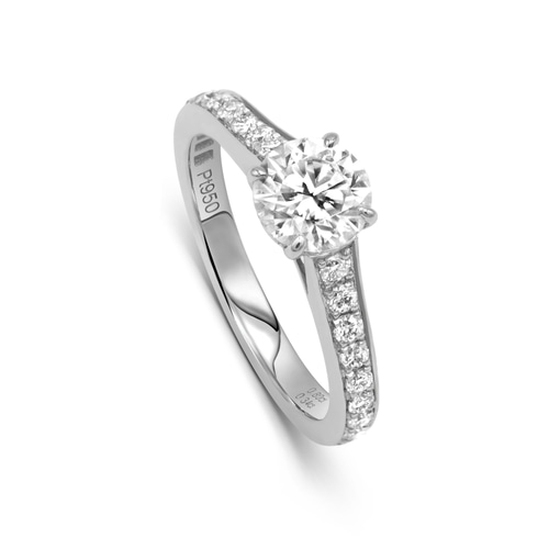0.8ct プラチナリング 9号 即発送可 230410-001 指輪・リング 武田 