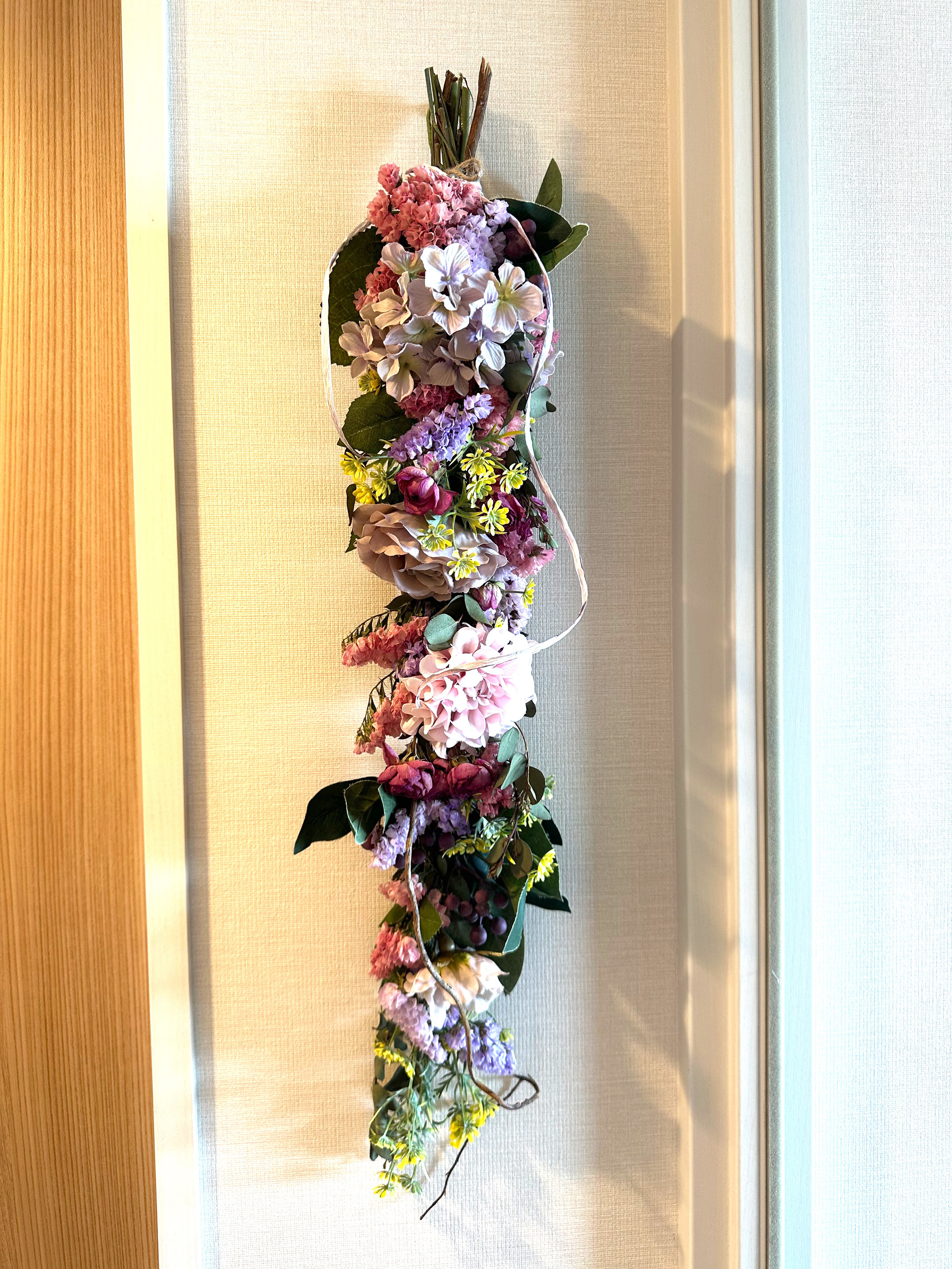 野花のスワッグ・ガーランド