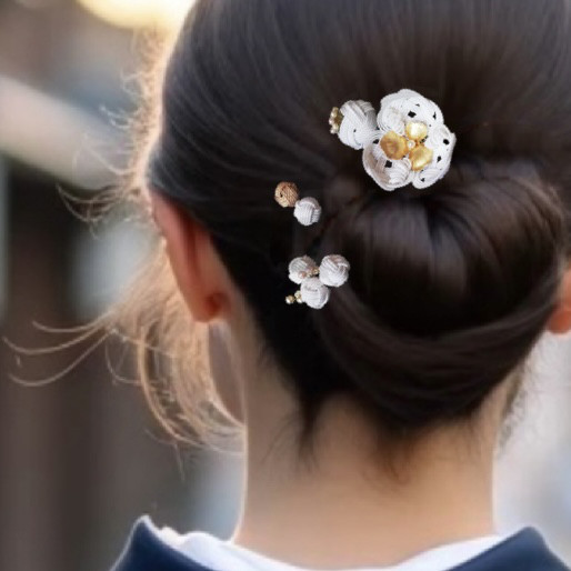 風に舞う…〈風花 kazahana〉和モダン ◇結婚式・成人式・卒業式へ