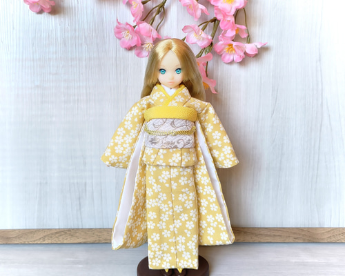 手作り人形　振り袖の女の子 17319ab5976e7992ef69cd8ac43b63
