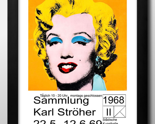 額装済/マリリン モンロー ドライブイン 1952年/アートポスター Amazon.co.jp: アートショップ フォームス アンディ ウォーホル