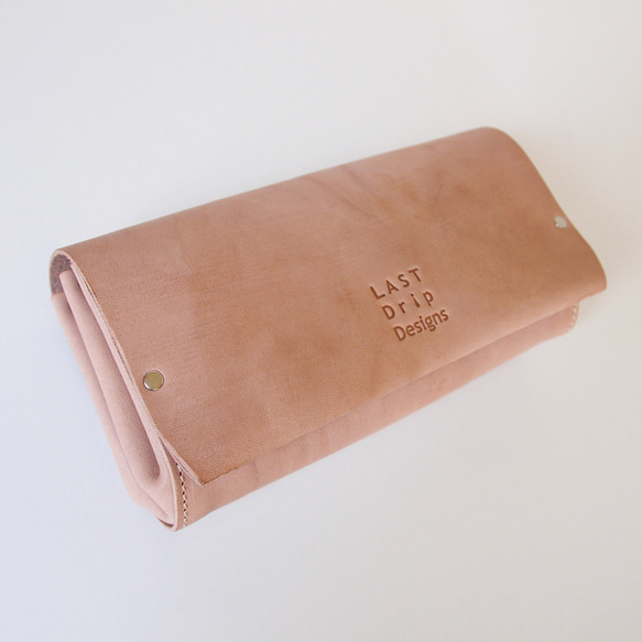 アコーディオン財布 大容量 通帳 蛇腹 長財布 日々を刻む日記帳 革 レザー ヌメ革｜nfl hnd Creema店 アコーディオン財布 大容量 レザー ベージュ ☆☆☆★☆