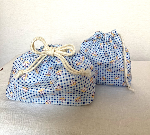 サファリパーク☆ミーアキャット お弁当袋 コップ袋 ハンドメイド