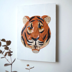 Tom Tong　現代アート　BOXカード型　コラージュ作品＊印刷 ポストカード10枚セット（活版印刷のボックス付き） | camouCollage