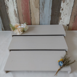 木製 コの字ラック 水槽台 ハンドメイド カフェベンチ イス☆お好みの