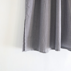 low-waist mao dress (organic cotton gingham) 7枚目の画像