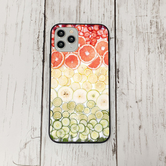 スマホケース4 期間限定 iphone 強化ガラス フルーツ断面s1 かわいい 