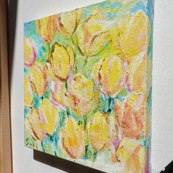受注制作　yellow tulip 光の花 3枚目の画像
