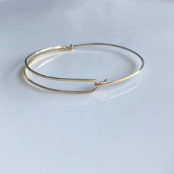 connection bangle サイズオーダー バングル　14kgf 4枚目の画像