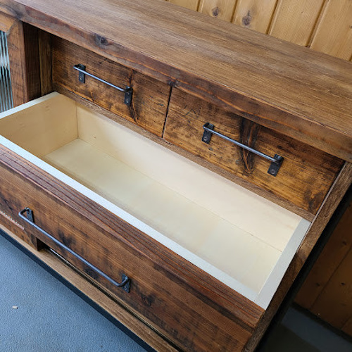 SIDE OPEN CABINET 140 片開き男前キャビネット/レンジ台/食器棚