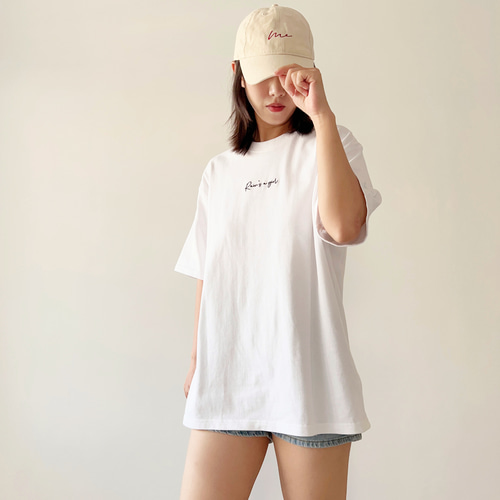 セール】オーバーサイズ 肩あき半袖Tシャツ（Tシャツ/カットソー