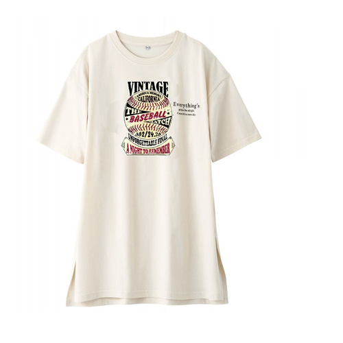 ベースボール 野球 レディースロングTシャツ 大きいサイズt ベースボール 野球 レディースロングTシャツ 大きいサイズt