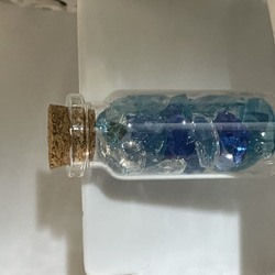 小瓶アート(cobalt×blue×white) 2枚目の画像
