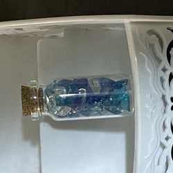 小瓶アート(cobalt×blue×white) 1枚目の画像