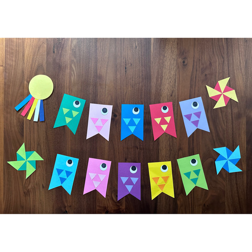 壁面飾り♡こいのぼり ハンドメイド♡