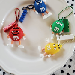 韓国雑貨 韓国ファッション Kimia ♡M＆M キーホルダー キーリング♡(シーズンオフ30％オフ) 6枚目の画像