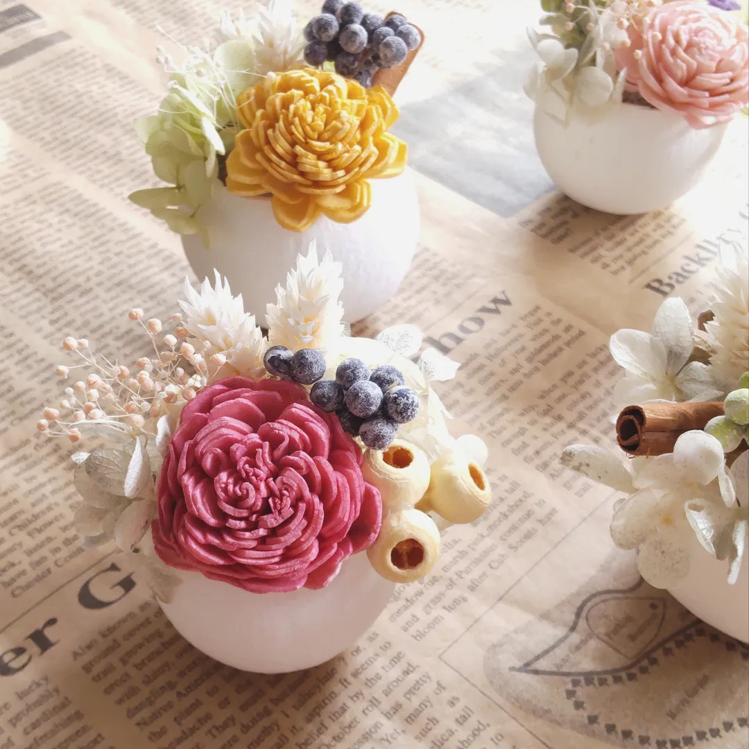 受注制作】ベルカップ☆*ベルカップアレンジ☆*フランボワーズ