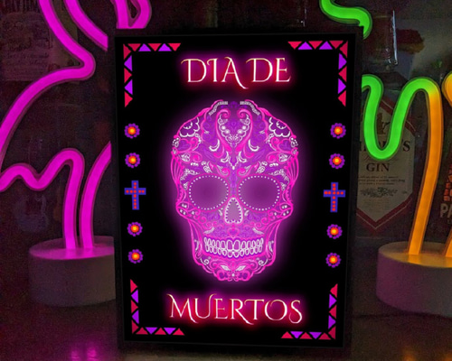 K866 DAY OF THE DEAD*1993's*メキシカンフォークアート*スカル