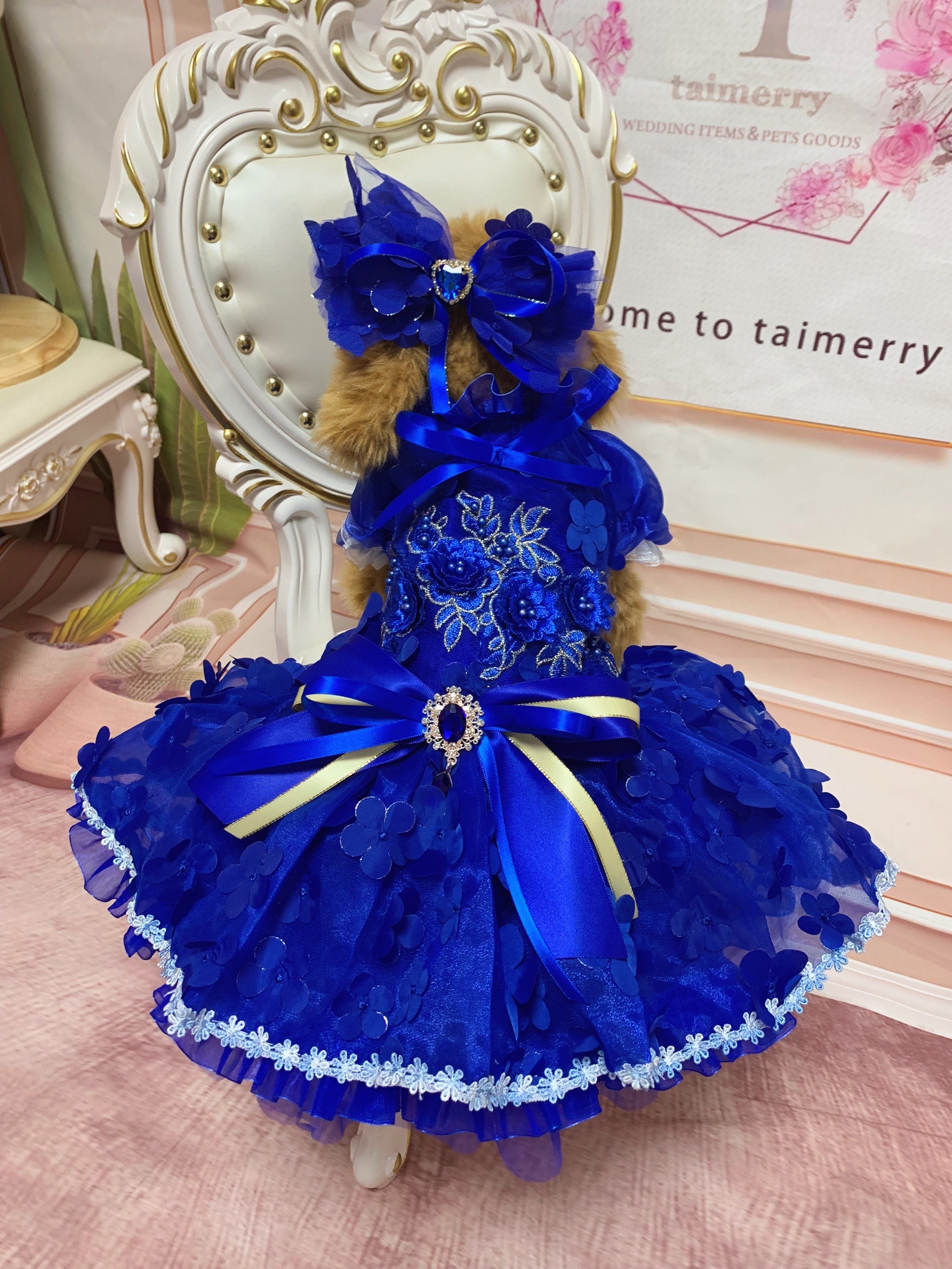 5～9号 ピンク・ラベンダー・ブルーの小花 レインボーカラーの