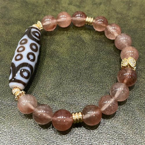 二十一眼天珠さんの神性のブレス。:°ஐ..♡* ブレスレット 春来 通販  