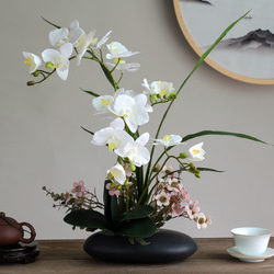 胡蝶蘭 盆栽 鉢植え フラワーアート フラワーアレンジメント 卓上 装飾フラワーアレンジメント 5枚目の画像