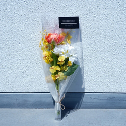 母の日にも◎◆枯れない飾れる花束◆インテリアフラワー（チューリップ・ラオンシジューム・ハイドランジア） 3枚目の画像