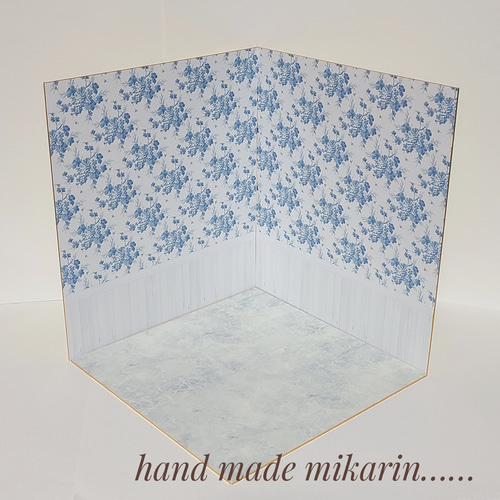 撮影用背景ボード（青ぶどう）【ドールハウス】 その他人形