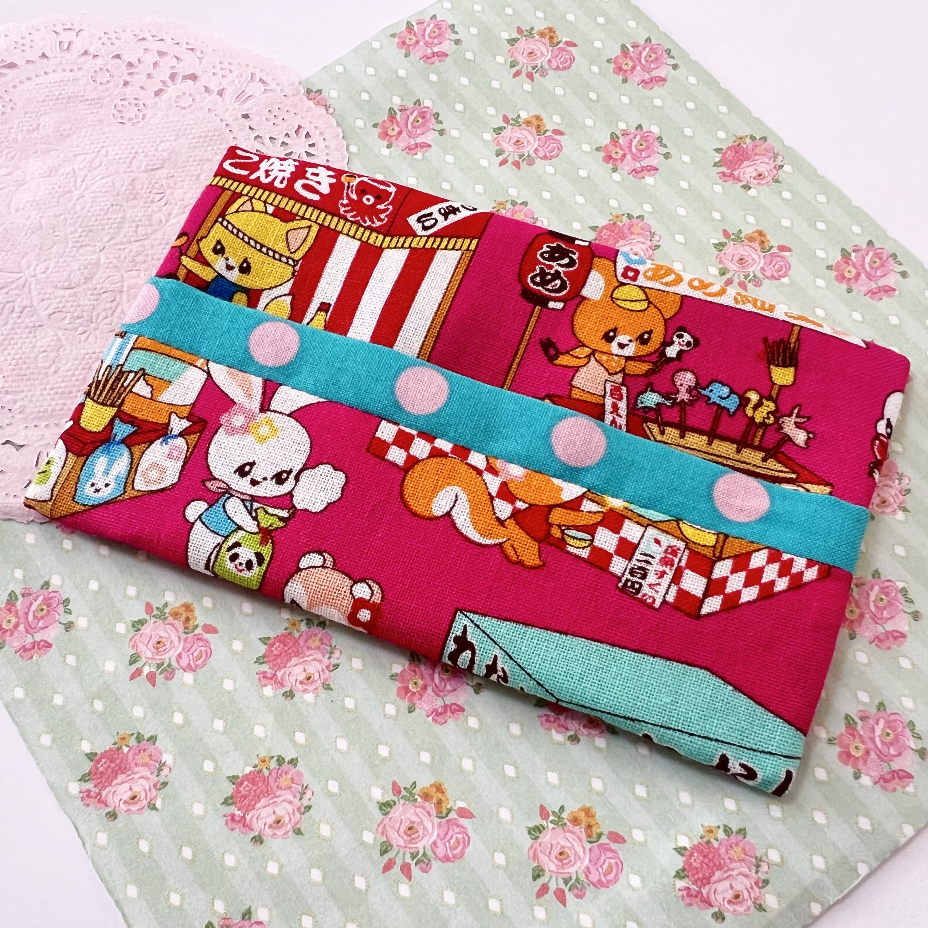 ミニポケットティッシュケース☆はいから横丁☆レトロアニマル