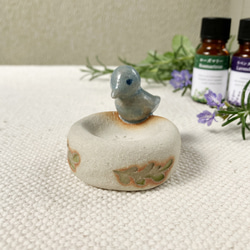 陶器のアロマストーン【青い鳥】13 3枚目の画像