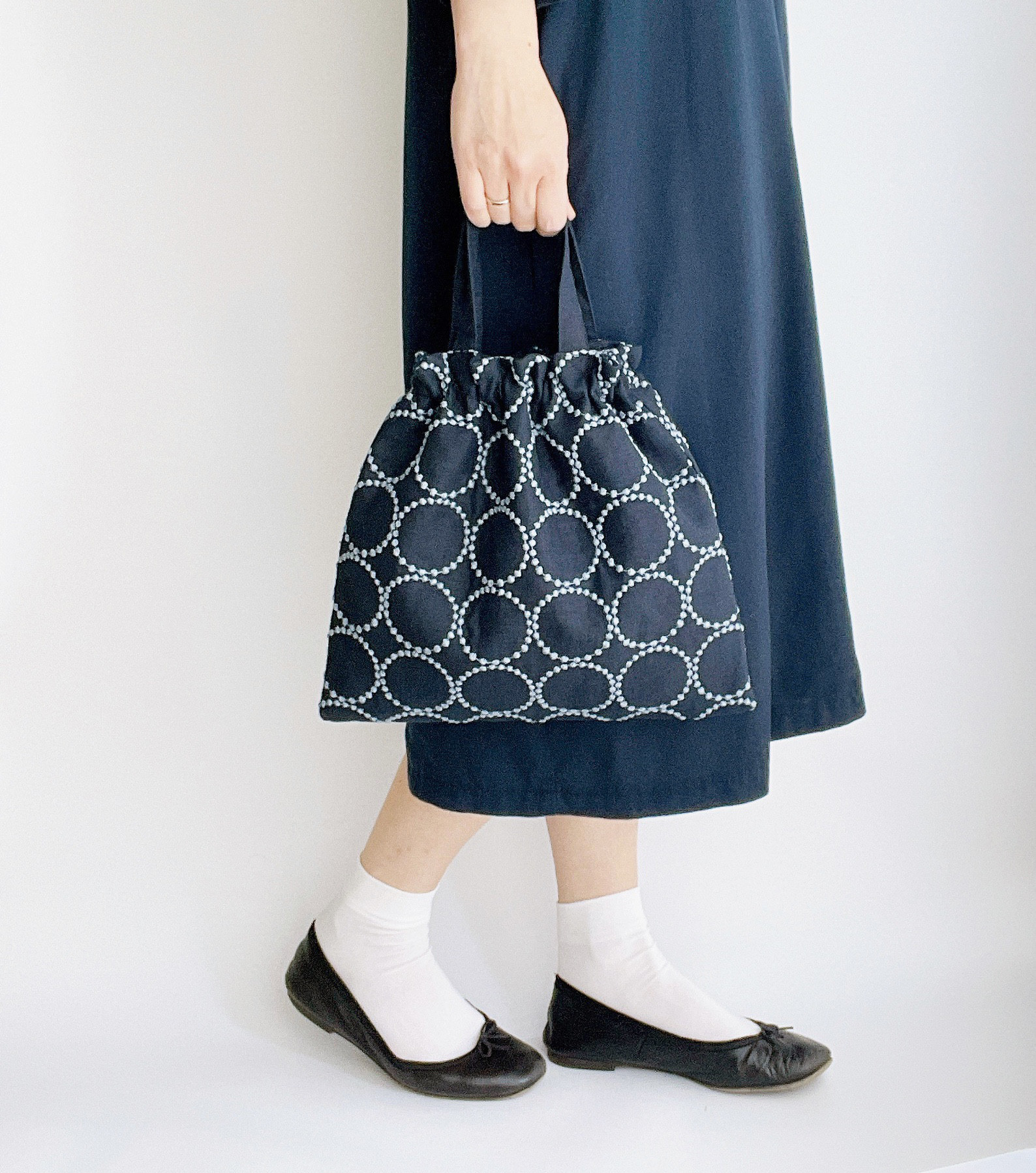 新入荷◇ミナペルホネン◇ハンドメイド◇巾着bag