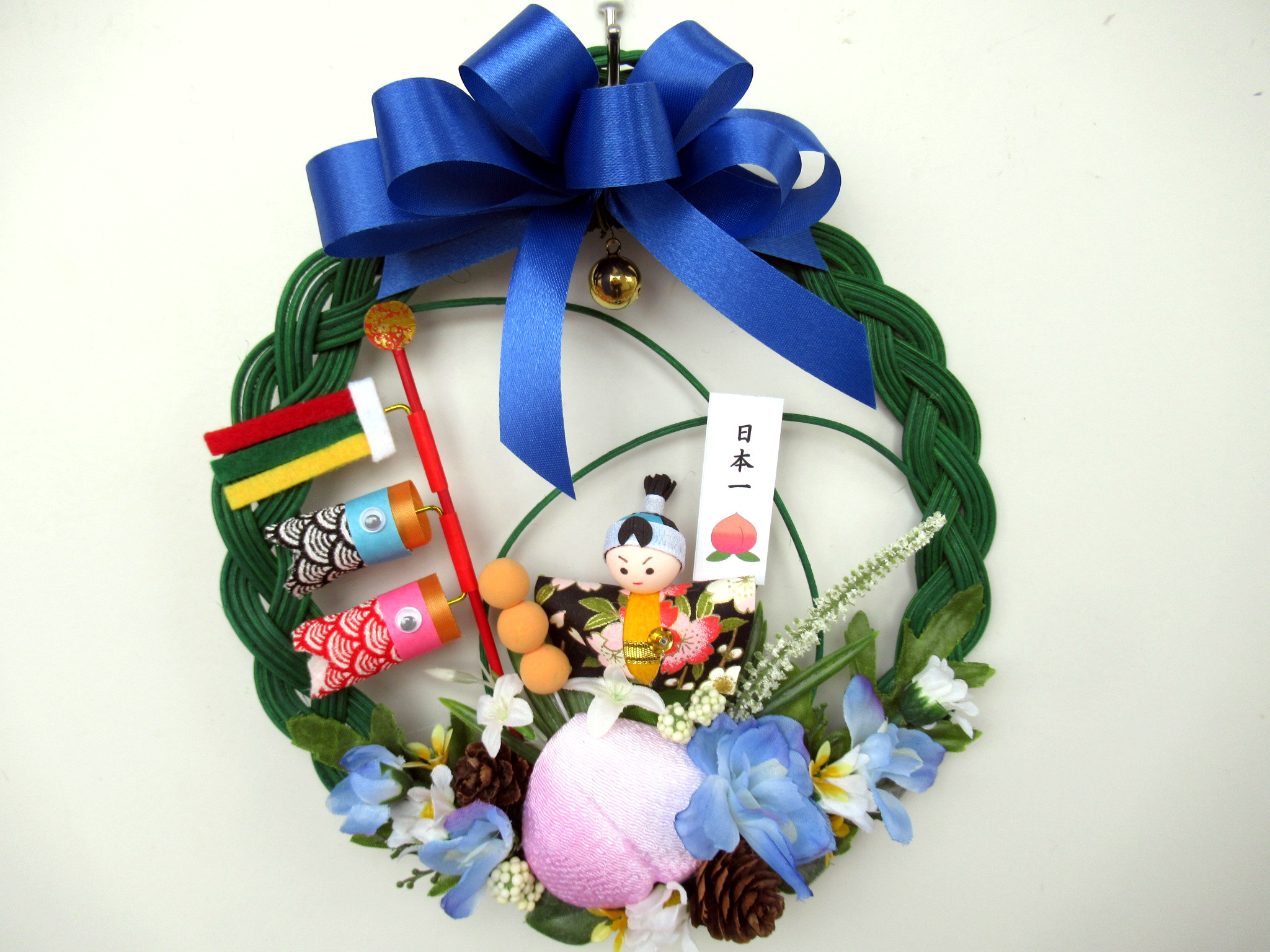 リース ハンドメイド 鯉のぼりイースター ひな祭り ☆ かおりん ☆ 掛軸