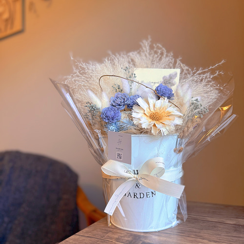 STANDARD・白 【開店祝・新築祝などにも♪】フラワーアレンジメント