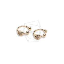 ERG-2369-G【2個入り】ラウンドイヤーカフ/Round Earcuffs Earrings 2枚目の画像