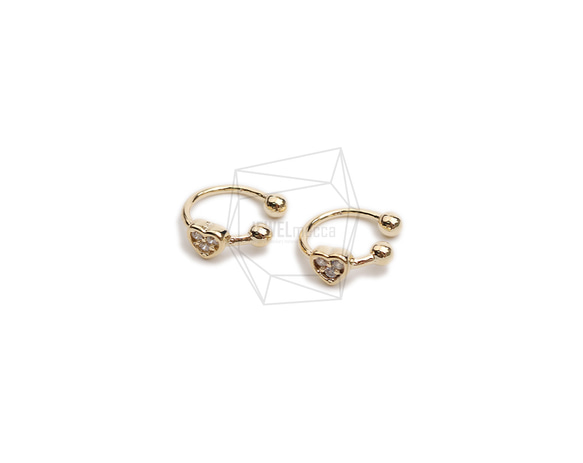 ERG-2369-G【2個入り】ラウンドイヤーカフ/Round Earcuffs Earrings 2枚目の画像