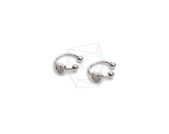 ERG-2369-R【2個入り】ラウンドイヤーカフ/Round Earcuffs Earrings 2枚目の画像