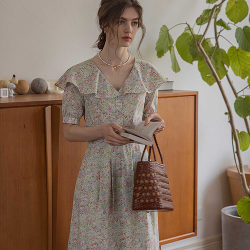 ギャラリービスコンティ】ワンピース ウエスト切替 花柄 【公式通販】